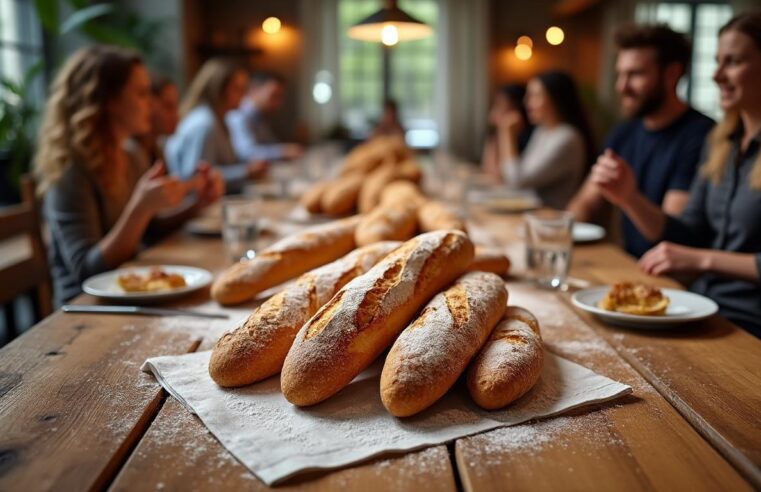 Combien de baguettes pour 20 personnes : des calculs simples mais efficaces