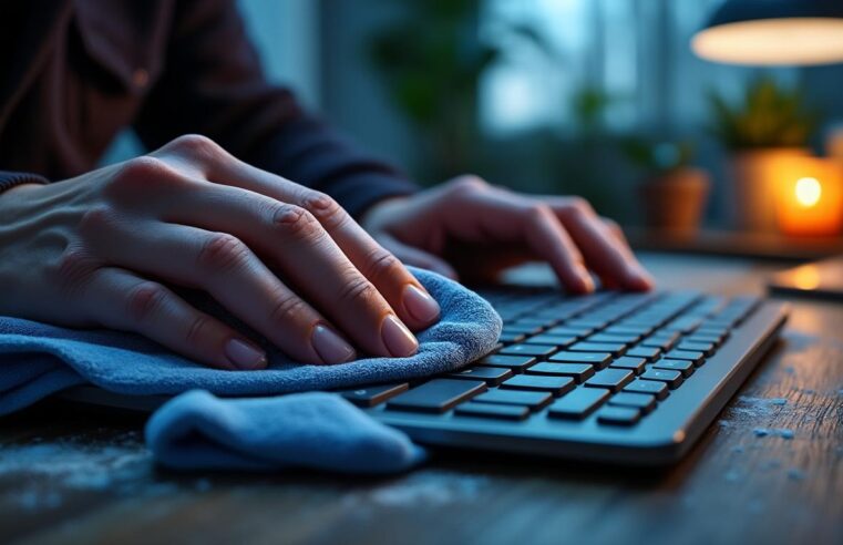 Comment désinfecter un clavier sans l’abîmer