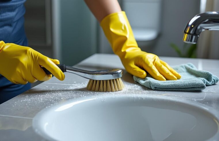 Comment éliminer les taches de calcaire sur les carreaux de salle de bain