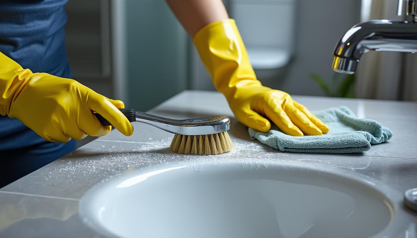 Comment éliminer les taches de calcaire sur les carreaux de salle de bain