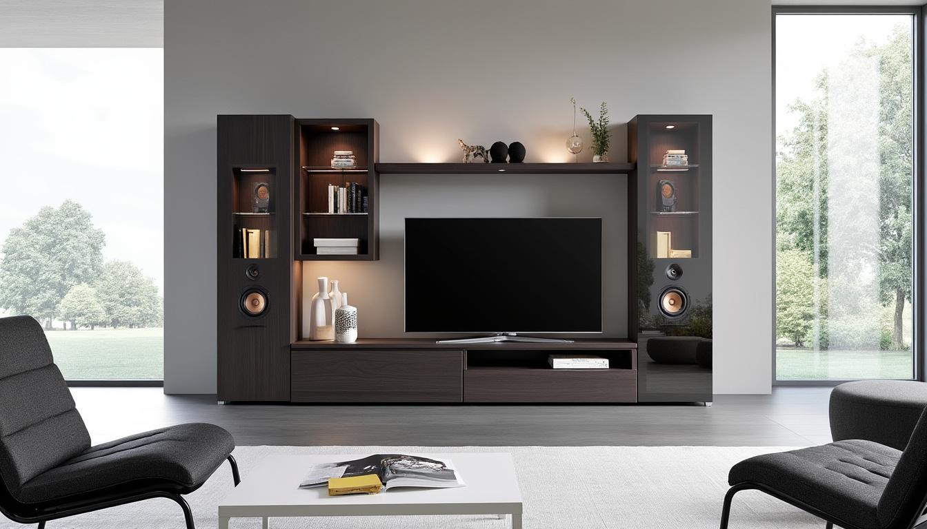 découvrez comment un meuble tv ipod iphone avec enceintes intégrées peut transformer votre expérience de divertissement. profitez d'un design moderne, d'un son immersif et d'une fonctionnalité optimale pour tous vos appareils. améliorez votre salon avec un mobilier alliant style et technologie.