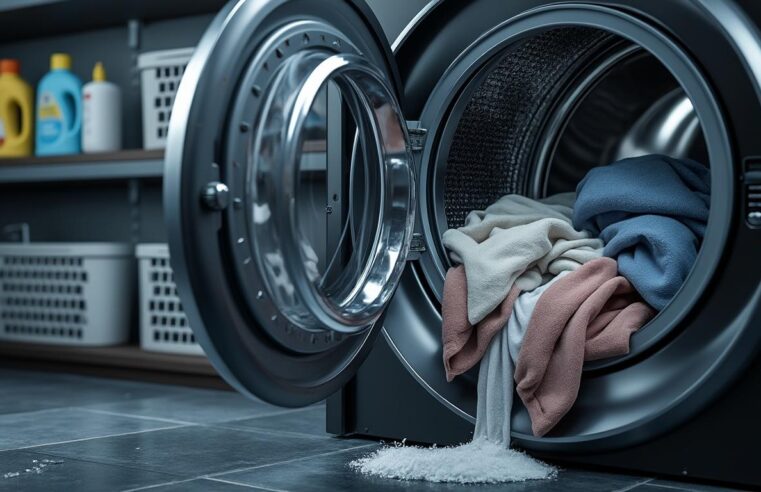 Eliminer les résidus de détergent dans une machine à laver
