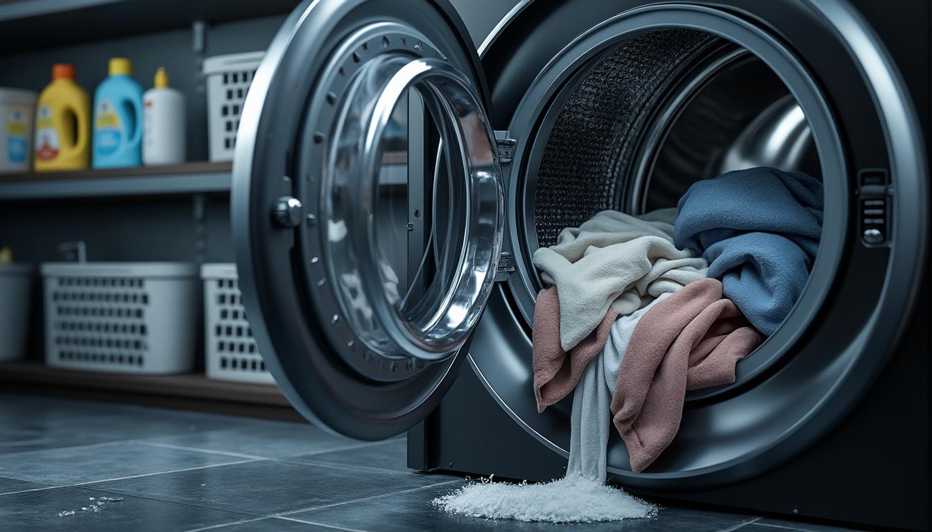 Eliminer les résidus de détergent dans une machine à laver