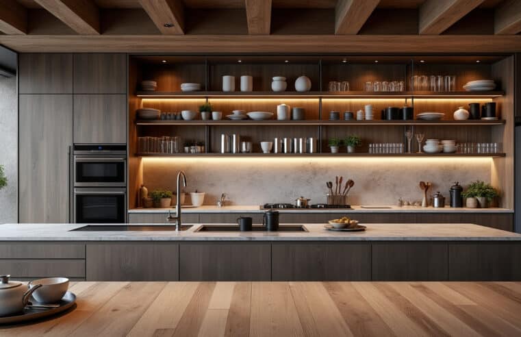 Optimiser le rangement dans une cuisine sans placard haut