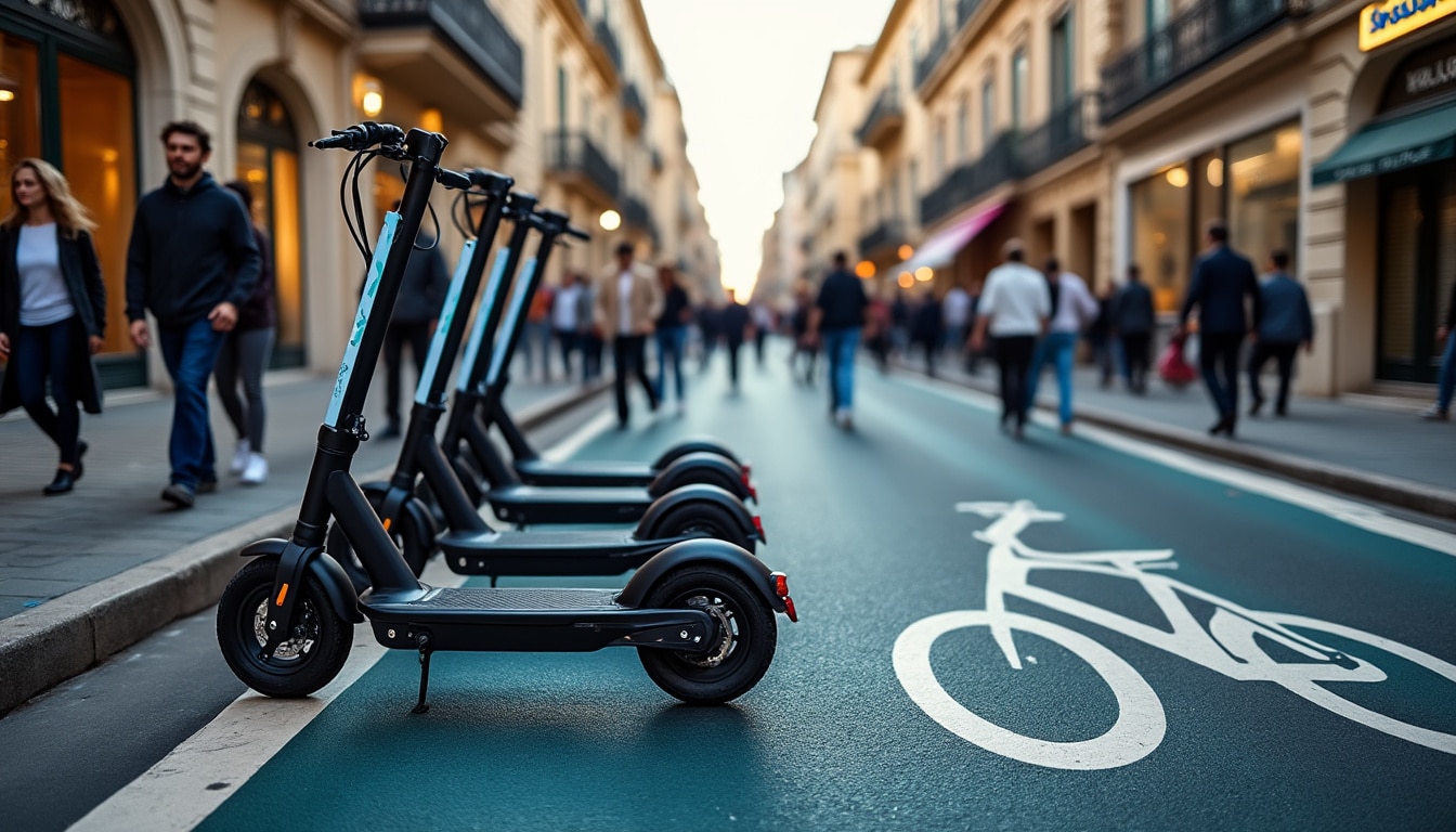 Règles pour une conduite sûre des trottinettes électriques en libre-service à Marseille