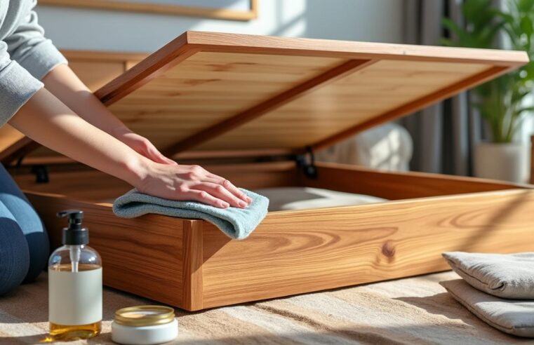 Comment entretenir votre lit coffre bois massif pour qu’il dure des années