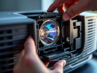 découvrez notre guide simple et détaillé pour installer facilement une lampe de vidéoprojecteur de rechange et retrouver une image claire en un rien de temps.