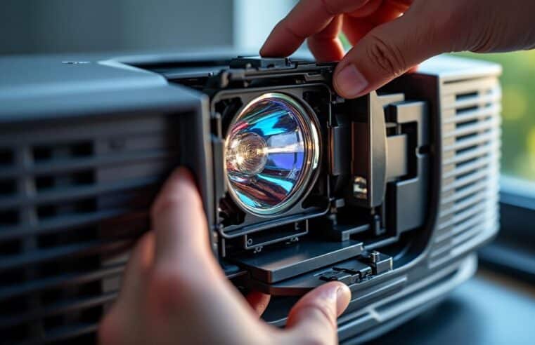 Guide d’installation d’une lampe de vidéoprojecteur de rechange facilement