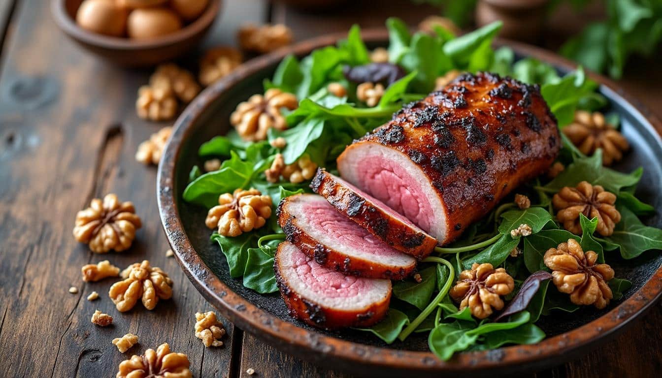 découvrez la recette authentique de la salade périgourdine aux gésiers confits, un mélange savoureux de tradition et de gourmandise pour vos repas.