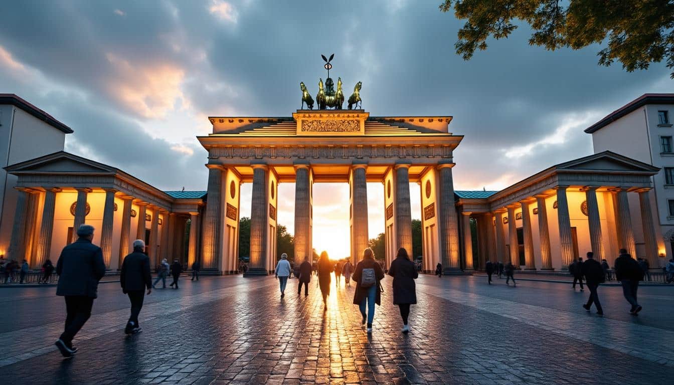 Une promenade inoubliable autour du Golden Gate à Berlin en Allemagne