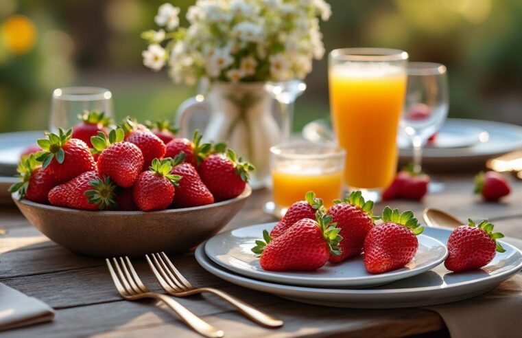 La quantité de fraises par personne à servir pour un brunch mémorable