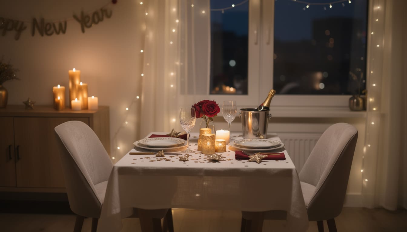 découvrez nos conseils pour célébrer un nouvel an romantique à la maison et rendre votre soirée en amoureux inoubliable.