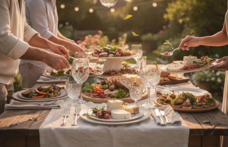 Buffet dinatoire en extérieur : astuces pour le rendre inoubliable