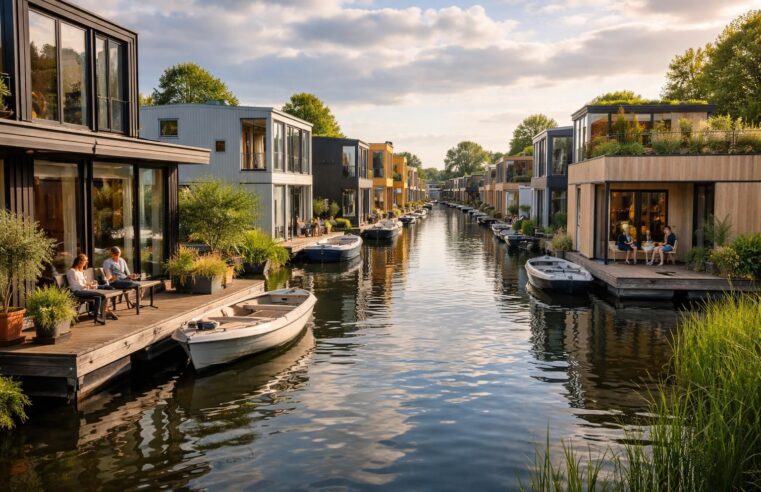 Vivre sur l&rsquo;eau à Amsterdam : les maisons flottantes d’IJburg