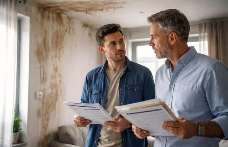 Infiltration d’eau : assurance locataire ou propriétaire ?