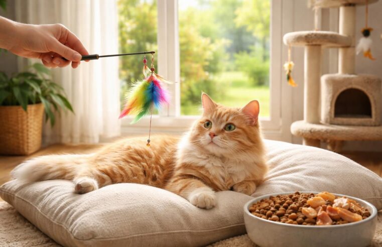 Les conseils pour stimuler un chat qui ne mange pas et dort trop