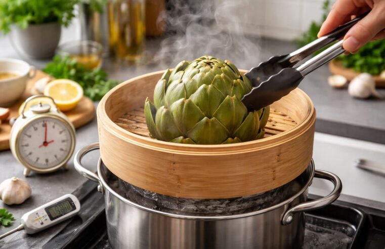 Comment maîtriser le temps de cuisson à la vapeur d&rsquo;un artichaut : guide pratique