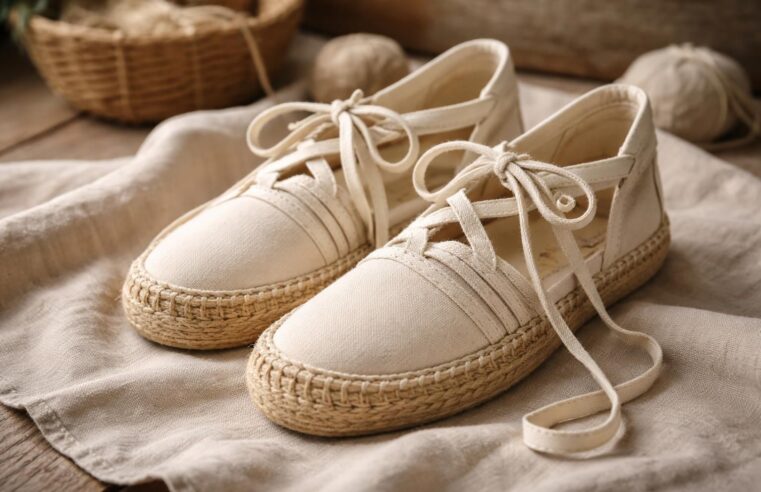 Espadrilles catalanes à lacets : l&rsquo;élégance du savoir-faire artisanal