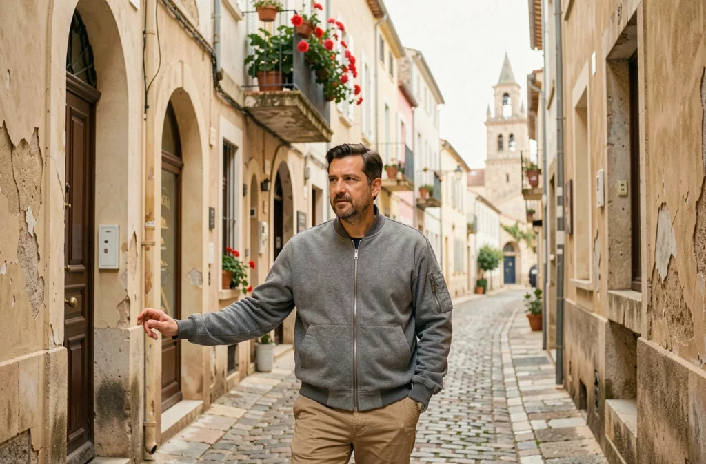 Ruelle historique de Sète évoquant les décors de tournage de la série télévisée Demain nous appartient